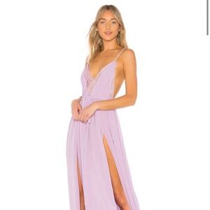 Michael Costello x Revolve Justin Gown in Lavender - S